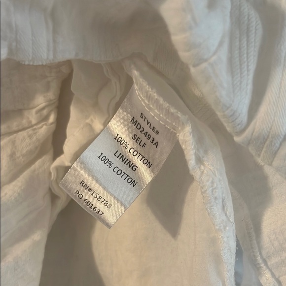 Mable babydoll white puff sleeve mini dress small - Picture 3 of 5